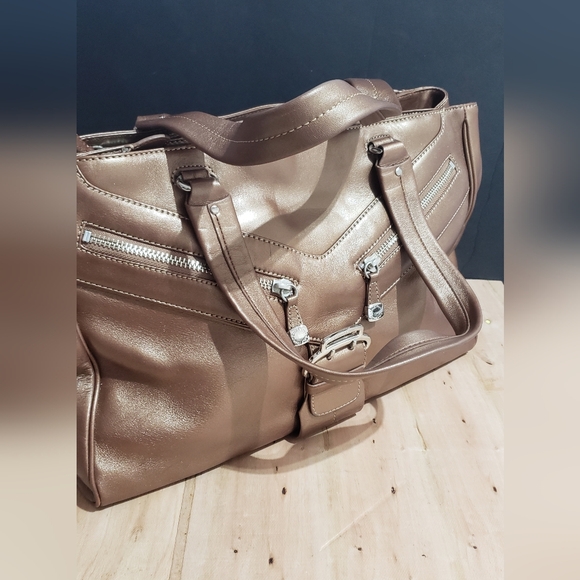 Vintage Cole Haan Bronze Bag with Silver Hardware - Picture 2 of 14